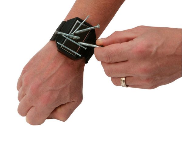Performance Tool 17 in. L X 4.20 in. W Black Magnetic Wristband 12 pc