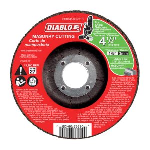 Diablo 4-1/2 in. D X 7/8 in. Silicon Carbide Masonry Cut-Off Disc 1 pk