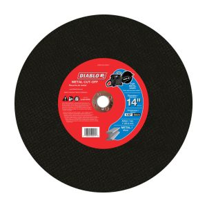 Diablo 14 in. D X 1 in. Aluminum Oxide High Speed Metal Cut-Off Disc 1 pk