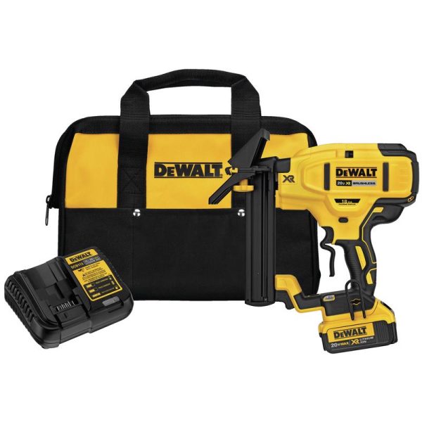 DEWALT 20V MAX XR 18 Ga. 14 in. Flooring Stapler Kit