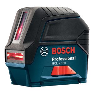 Bosch 2 beam Self Leveling Cross Line Laser 165 ft. 8 pc