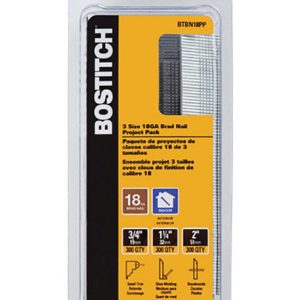 Bostitch 18 Ga. Straight Strip Brite Brad Nails 900 pk