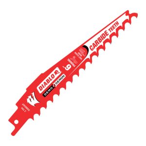 Diablo Demo Demon 6 in. Carbide Tipped Reciprocating Saw Blade 3 TPI 1 pk