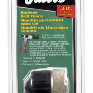 Jacobs 3/8 in. in. Keyless Drill Chuck 3/8 in. 3-Flat Shank 1 pc