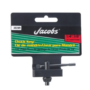 Jacobs 1/4 to 3/8 in. X 1/4 in. KG1 Chuck Key T-Handle Steel 1 pc