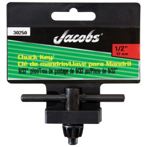 Jacobs 1/2 in. X 9/32 in. KK Chuck Key T-Handle Steel 1 pc