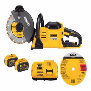 DEWALT FLEXVOLT 60 V 9 in. Cordless Brushless Cut-Off Saw Kit (Battery & Charger)