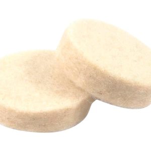 Forney 1 in. Felt Replacement Polishing Wheel 2 pc