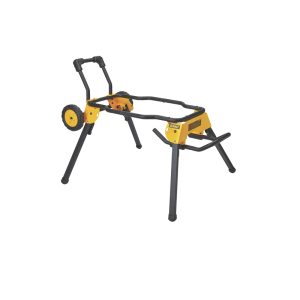 DEWALT Steel 47-1/2 in. L X 25-1/4 in. H X 25-13/16 in. W Rolling Table Saw Stand Yellow 1 pc