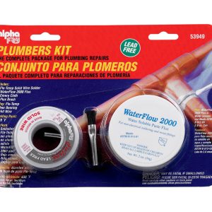 Alpha Fry 6 oz Lead-Free Plumbers Kit 0.12 in. D Silver-Bearing Alloy 1 pc