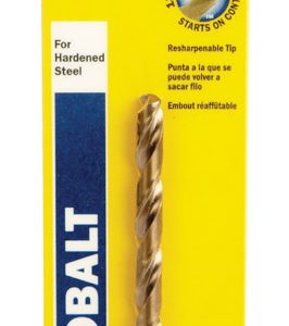Irwin 15/64 in. X 3-7/8 in. L Cobalt Alloy Steel Drill Bit 1 pc