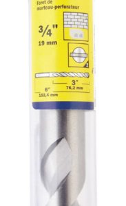 Irwin 3/4 in. X 6 in. L High Speed Steel Percussion Drill Bit 1 pc