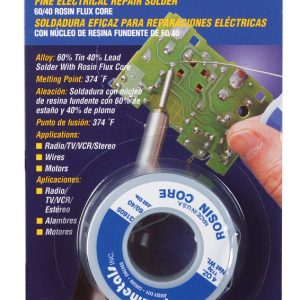 Alpha Fry 4 oz Rosin Core Solder Wire 0.03 in. D Tin/Lead 60/40 1 pc