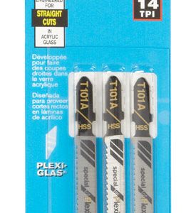 Bosch 4 in. High Speed Steel T-Shank Jig Saw Blade 14 TPI 3 pk