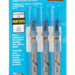 Bosch 3-5/8 in. High Carbon Steel T-Shank Jig Saw Blade 14 TPI 3 pk