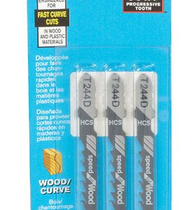 Bosch 4 in. High Carbon Steel T-Shank Jig Saw Blade 6 TPI 3 pk