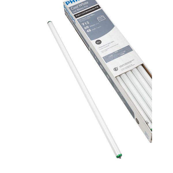 Philips Alto 60 W T12 1.5 in. D X 48 in. L Fluorescent Bulb Cool White Linear 4100 K 1 pk