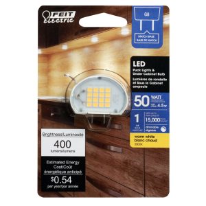 Feit Electric G8 G8 LED Bulb Warm White 50 Watt Equivalence 1 pk