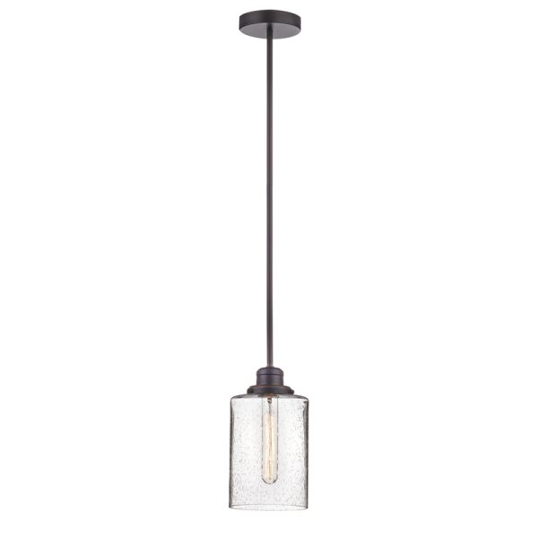 Globe Electric Annecy Dark Bronze 1 lights Pendant Light