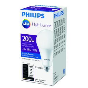 Philips A35 E26 (Medium) LED Bulb Daylight 200 Watt Equivalence 1 pk