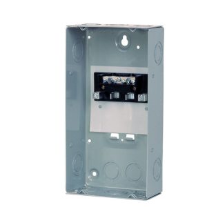 Siemens Murray 60 amps 120/240 V 2 space 4 circuits Surface Mount Main Lug Load Center