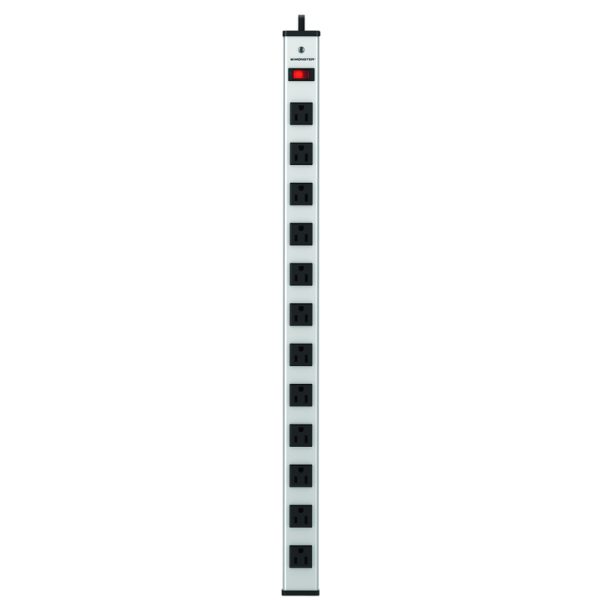 Monster Just Power It Up 6 ft. L 12 outlets Power Strip Silver