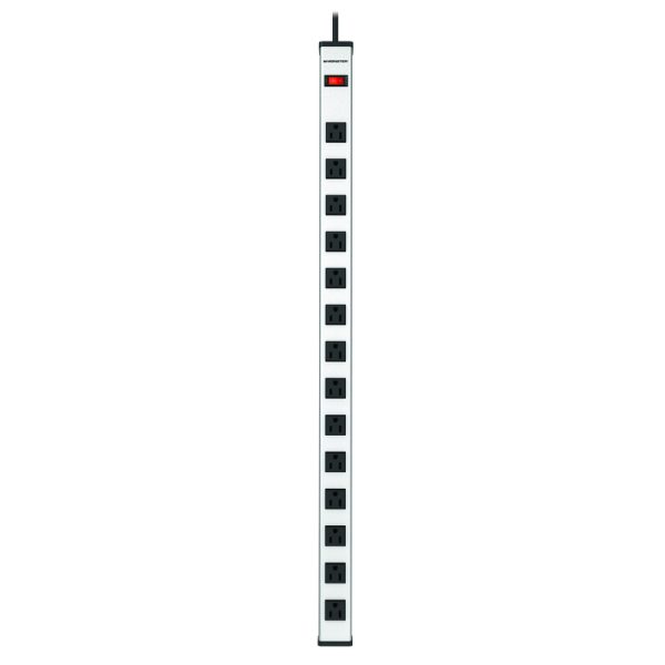 Monster Just Power It Up 10 ft. L 14 outlets Surge Protector Silver 1500 J