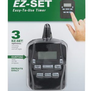 Prime EZ-SET Outdoor Digital Timer 125 V Black