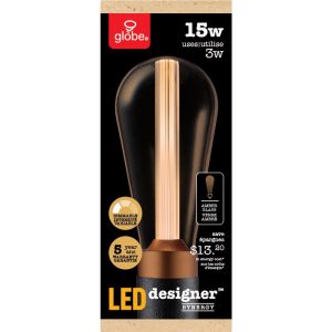 Globe Electric Designer Synergy ST64 E26 (Medium) LED Bulb Cool White 15 Watt Equivalence 1 pk