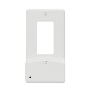 Westek LumiCover White 1 gang Plastic Rocker USB Nightlight Wall Plate 1 pk