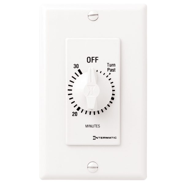 Intermatic Indoor Spring Wound Timer 277 V White