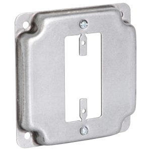 Raco Square Steel 1 gang Exposed Work Cover