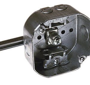 Raco 15-1/2 cu in Octagon Steel Junction Box Gray