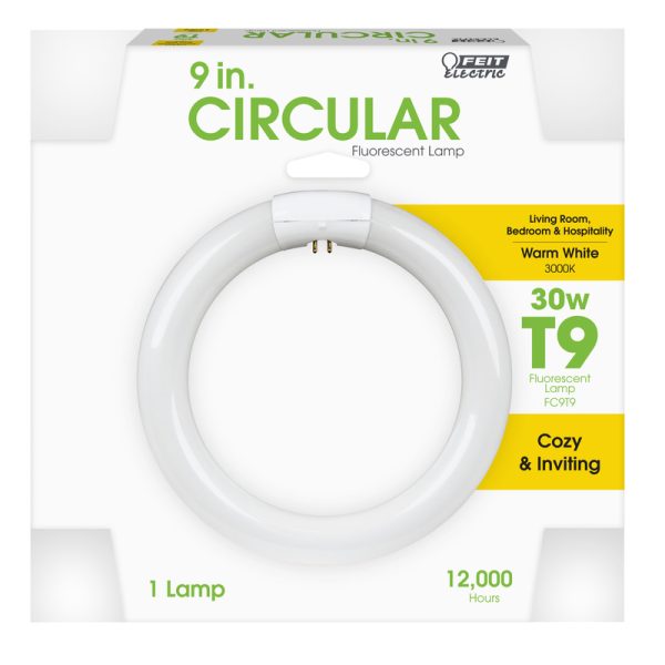 Feit Electric 30 W T9 9 in. D X 9 in. L Circline Fluorescent Bulb Warm White Circular 3000 K 1 pk