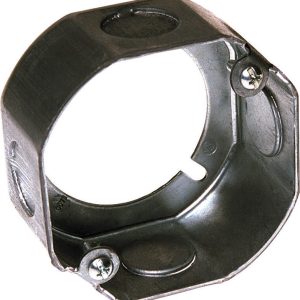 Raco 11-13/16 cu in Octagon Steel Junction Box Gray