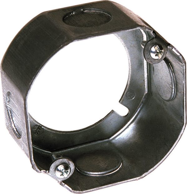 Raco 11-13/16 cu in Octagon Steel Junction Box Gray