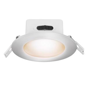 Feit Electric Warm White 4 in. W Aluminum LED Dimmable Recessed J-Box Downlight 10 W
