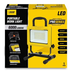 Feit Electric Pro Series 6000 lm LED Corded Stand (H or Scissor) Work Light