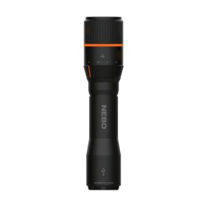 Nebo Davinci 1000 lm Black LED Rechargeable Flashlight 18650 Battery