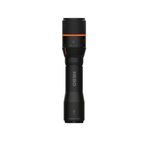 Nebo Davinci 1500 lm Black LED Rechargeable Flashlight 18650 Battery