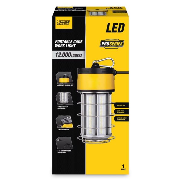 Feit Electric Pro Series 12000 lm LED Corded String/Linkable Work Light