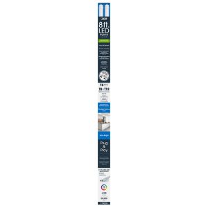Feit Electric T8/T12 Daylight 96 in. Recessed Double Contact Pin Linear LED Tube Light Bulb 42 Watt