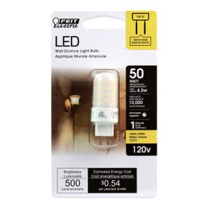 Feit Electric T4 GY6.35 LED Bulb Warm White 50 Watt Equivalence 1 pk