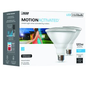 Feit Electric PAR38 E26 (Medium) LED Motion Activated Bulb Daylight 120 Watt Equivalence 2 pk