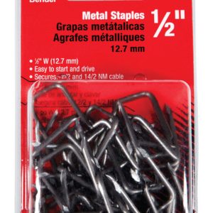 Gardner Bender 1/2 in. W Metal Insulated Cable Staple 50 pk