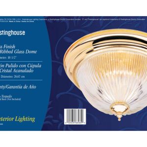 Westinghouse 6-1/4 in. H X 11 in. W X 11 in. L Ceiling Light