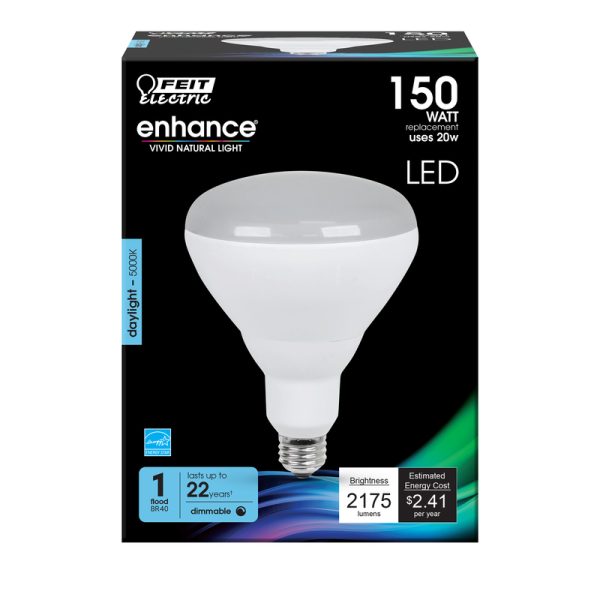 Feit Electric BR40 E26 (Medium) LED Bulb Daylight 150 Watt Equivalence 1 pk