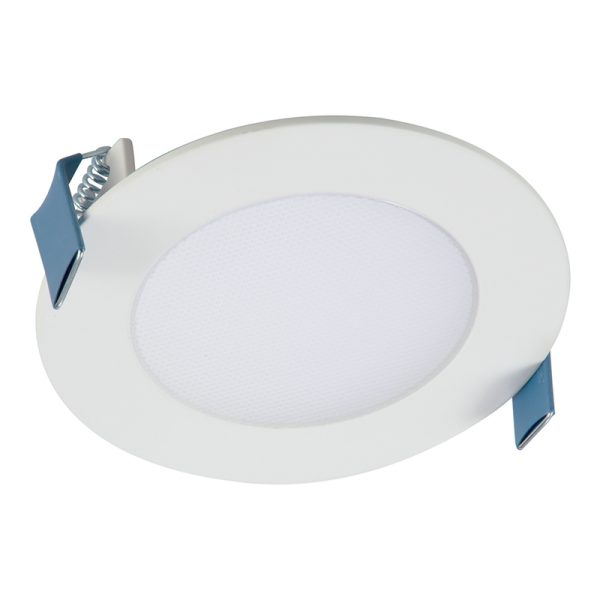 Halo HLB4 Series Matte White 4 in. W LED Recessed Direct Mount Light Trim 12 W