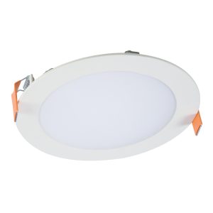 Halo HLB6 Series Matte White 6 in. W LED Recessed Direct Mount Light Trim 16 W