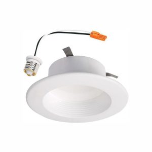 Halo RL4 Series Matte White 4 in. W LED Retrofit Kit 8 W